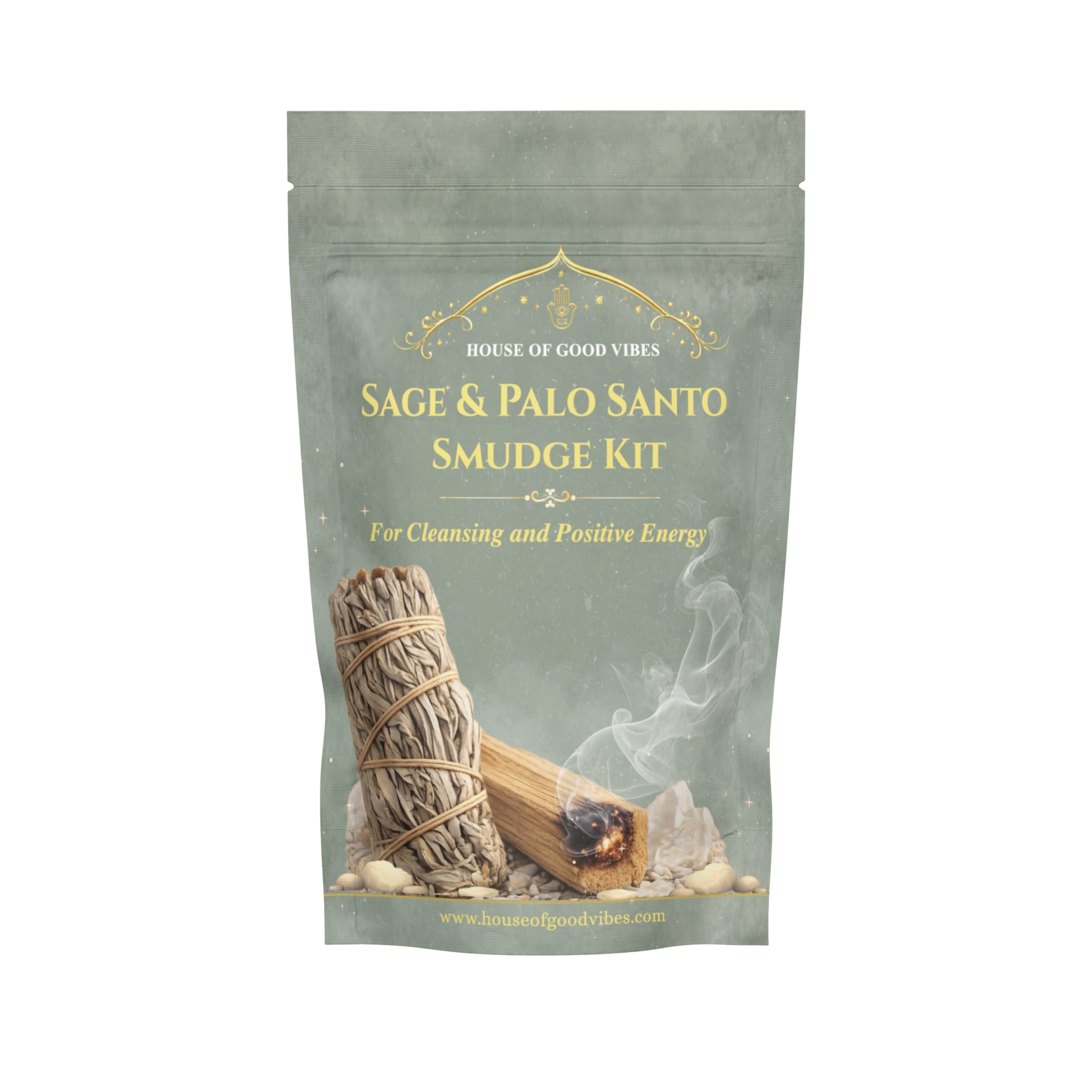 Sage & Palo Santo Smudge Kit
