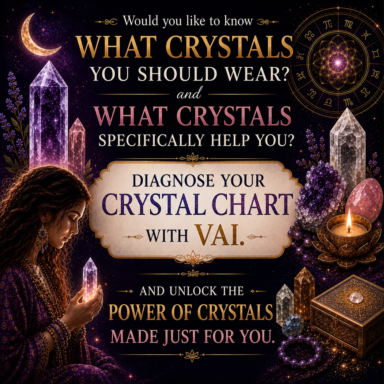 Personalised Crystal Chart