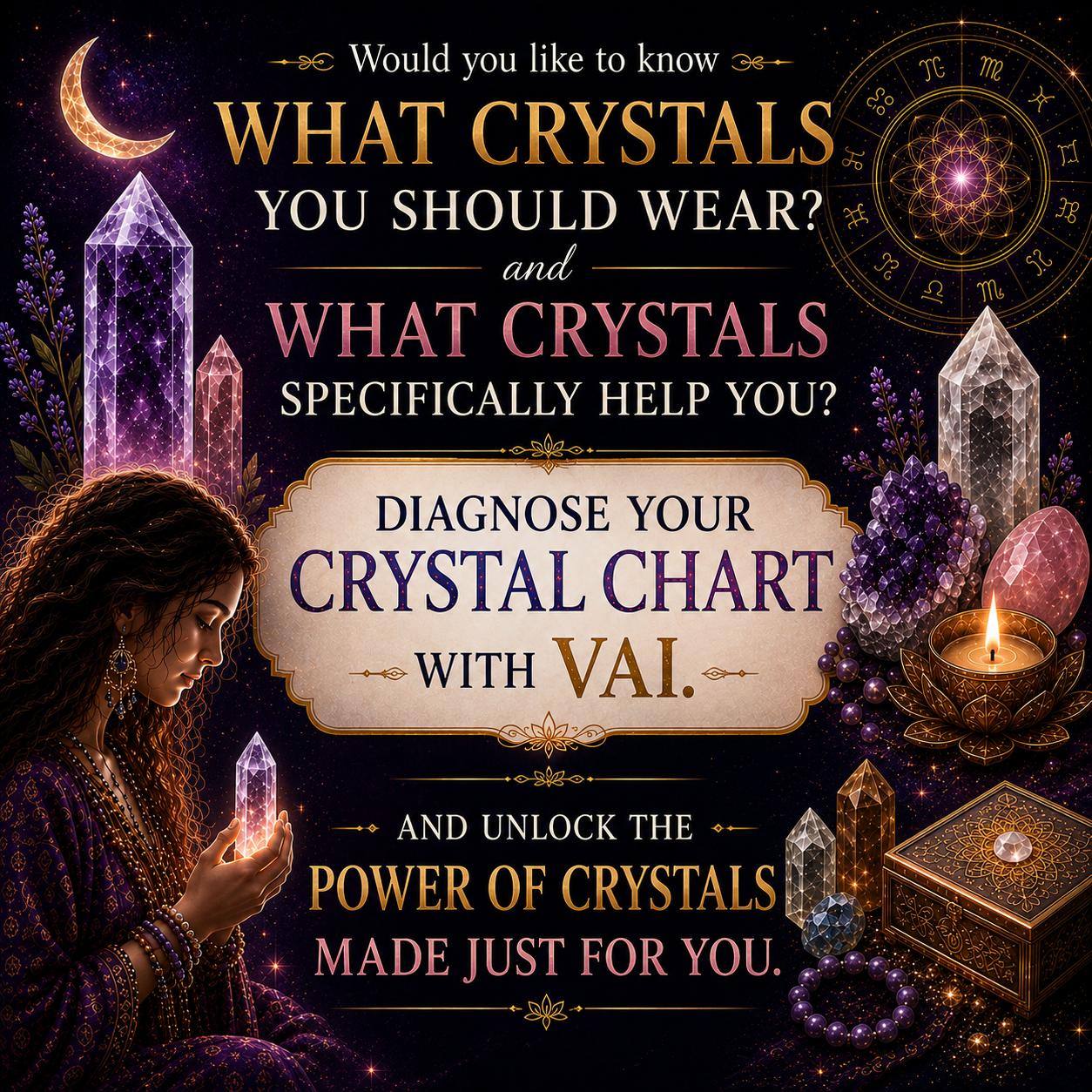 Personalised Crystal Chart