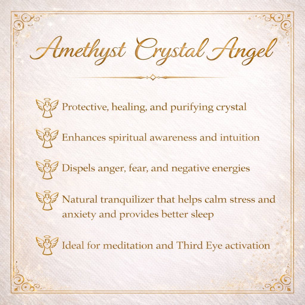 Amethyst Crystal Angel