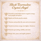 Black Tourmaline Crystal Angel