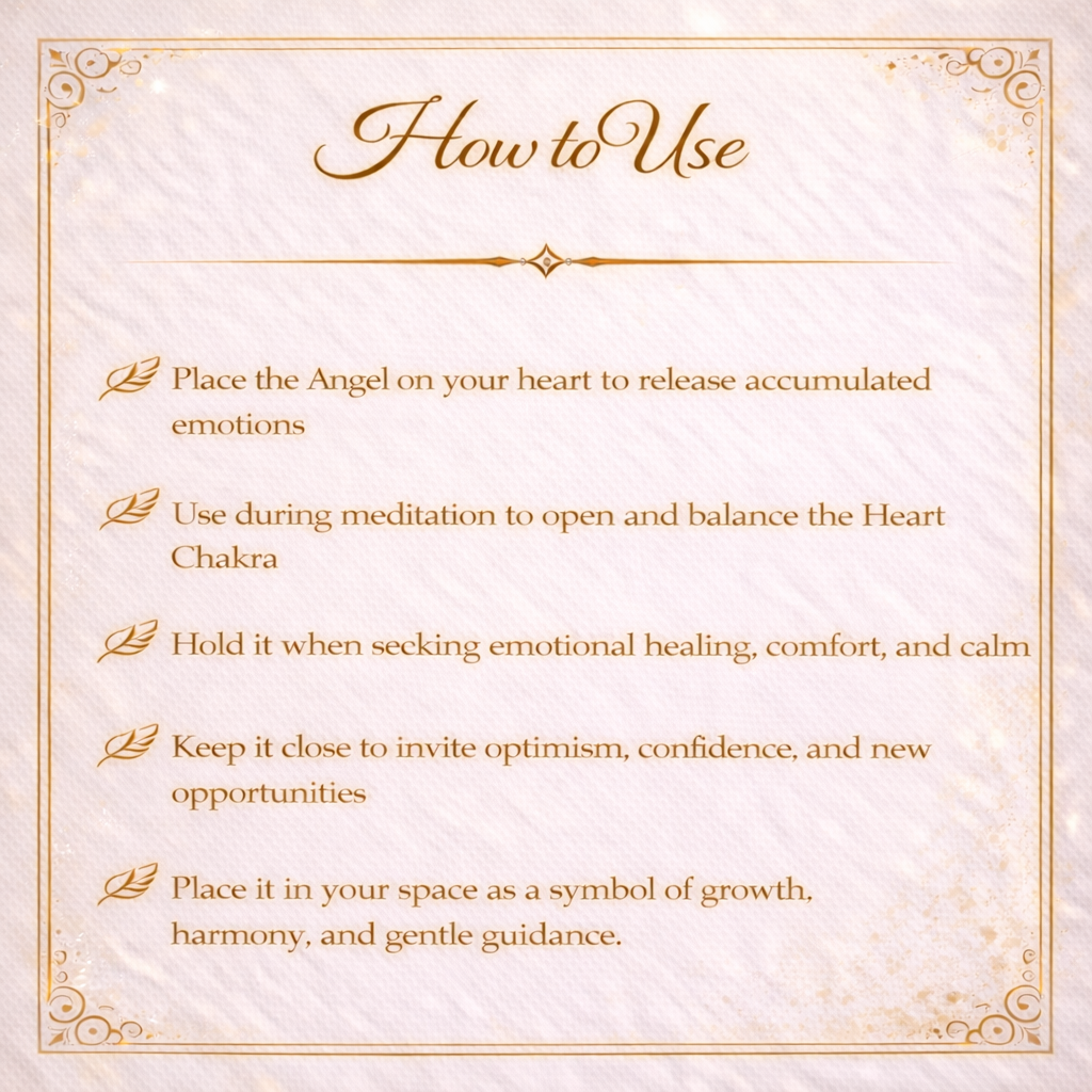 Green Aventurine Crystal Angel