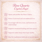 Rose Quartz Crystal Angel
