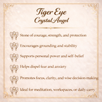 Tiger Eye Crystal Angel