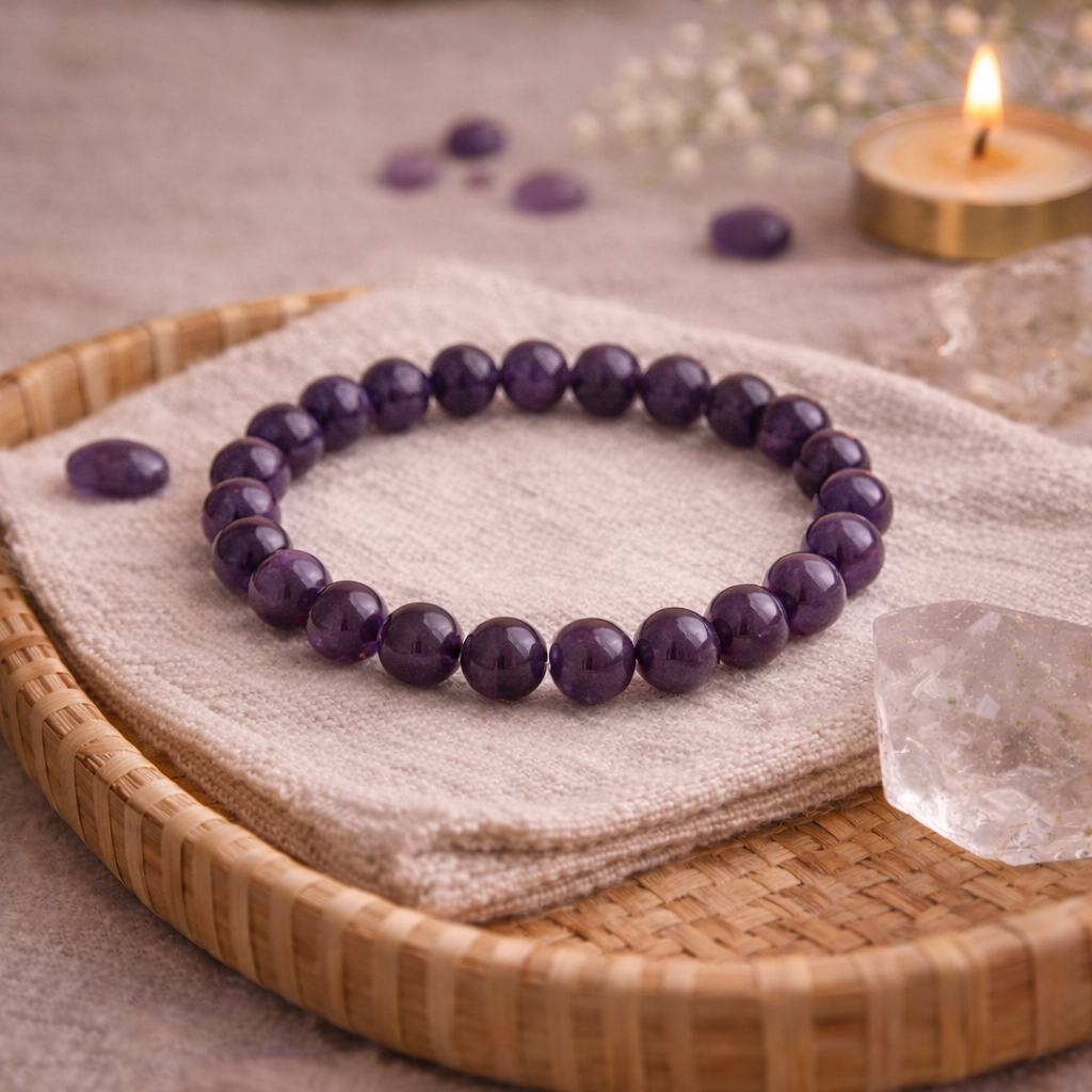Amethyst Crystal Bracelet