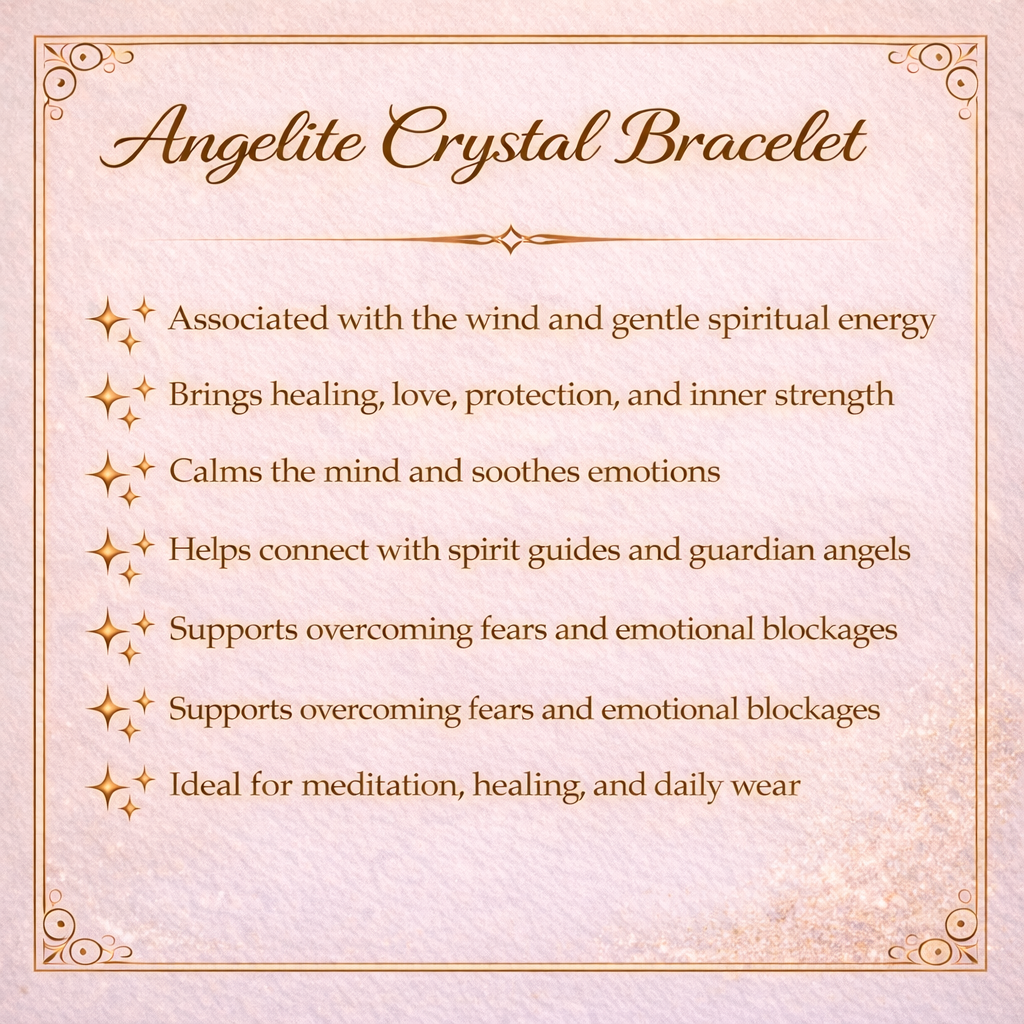 Angelite Crystal Bracelet