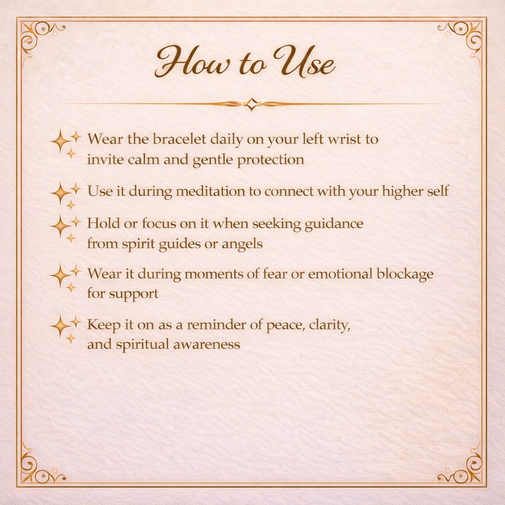 Angelite Crystal Bracelet