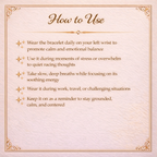 Anti-Anxiety Crystal Bracelet