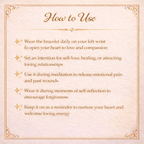 Rose Quartz Love Crystal Bracelet