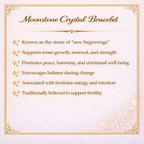 Moonstone Crystal Bracelet