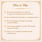 Moonstone Crystal Bracelet