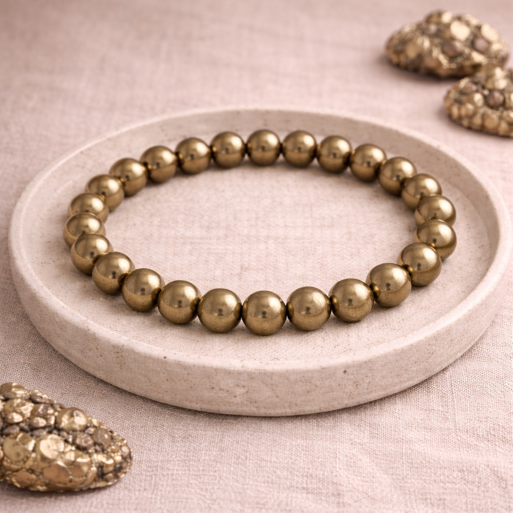 Pyrite Crystal Bracelet