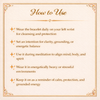 Selenite & Black Tourmaline Crystal Bracelet