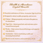 Wealth & Abundance Crystal Bracelet
