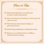 Wealth & Abundance Crystal Bracelet