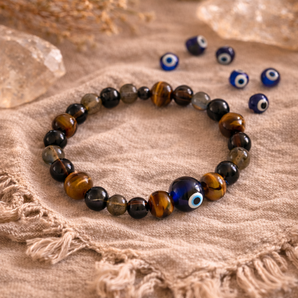 Nazar Protection Crystal Bracelet