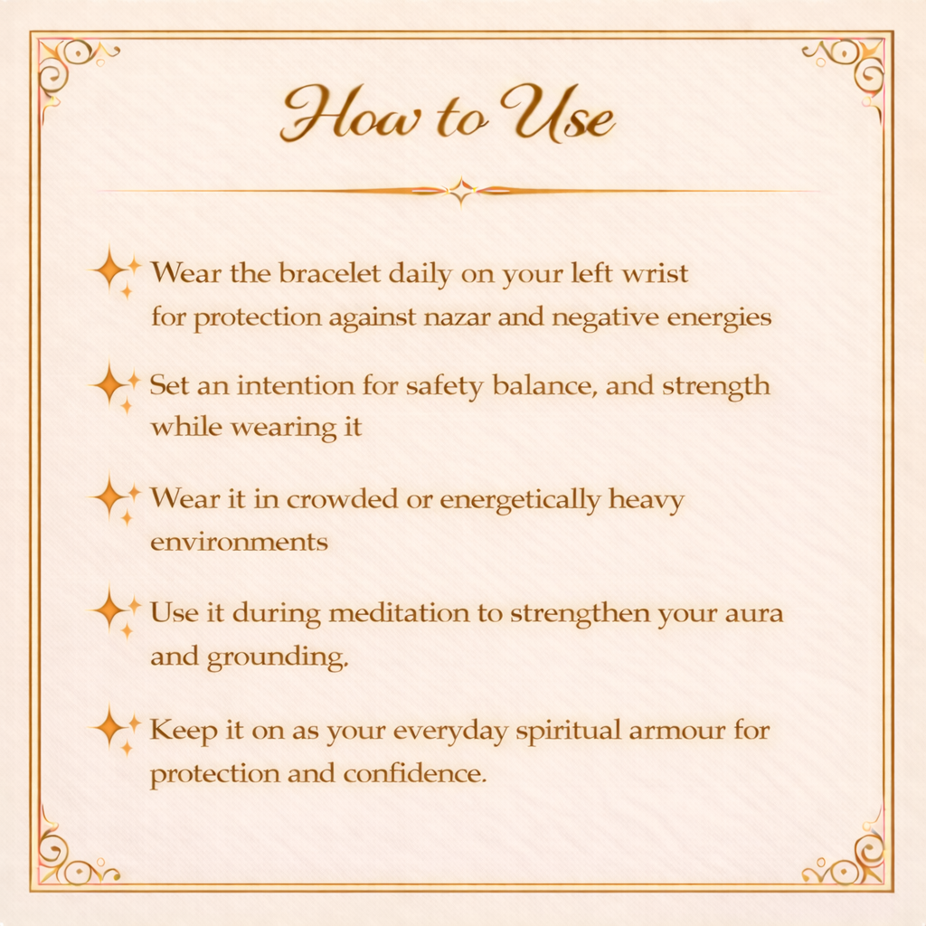 Nazar Protection Crystal Bracelet