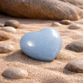 Angelite Heart Crystal