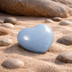 Angelite Heart Crystal