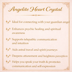 Angelite Heart Crystal