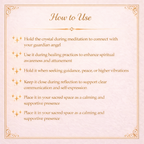 Angelite Heart Crystal