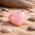 Rose Quartz Heart Crystal