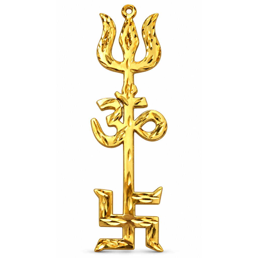 Protection Hanger - Trishul Om Swastik