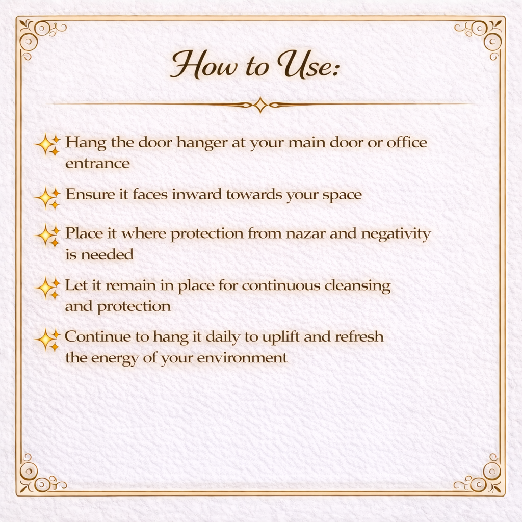 Black Tourmaline & Selenite Door Hanger