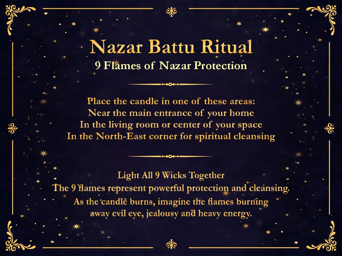 Nazar Battu Urli – 9 Wick Protection Candle