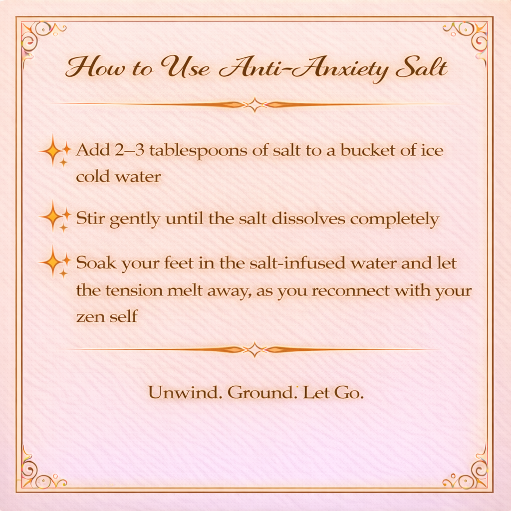 Anti - Anxiety Foot Salt
