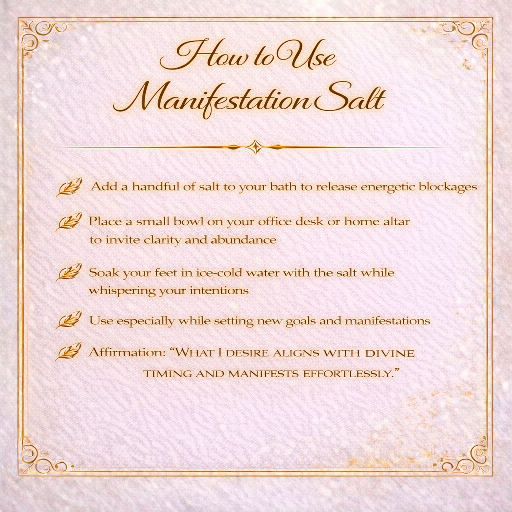 Manifestation Salt