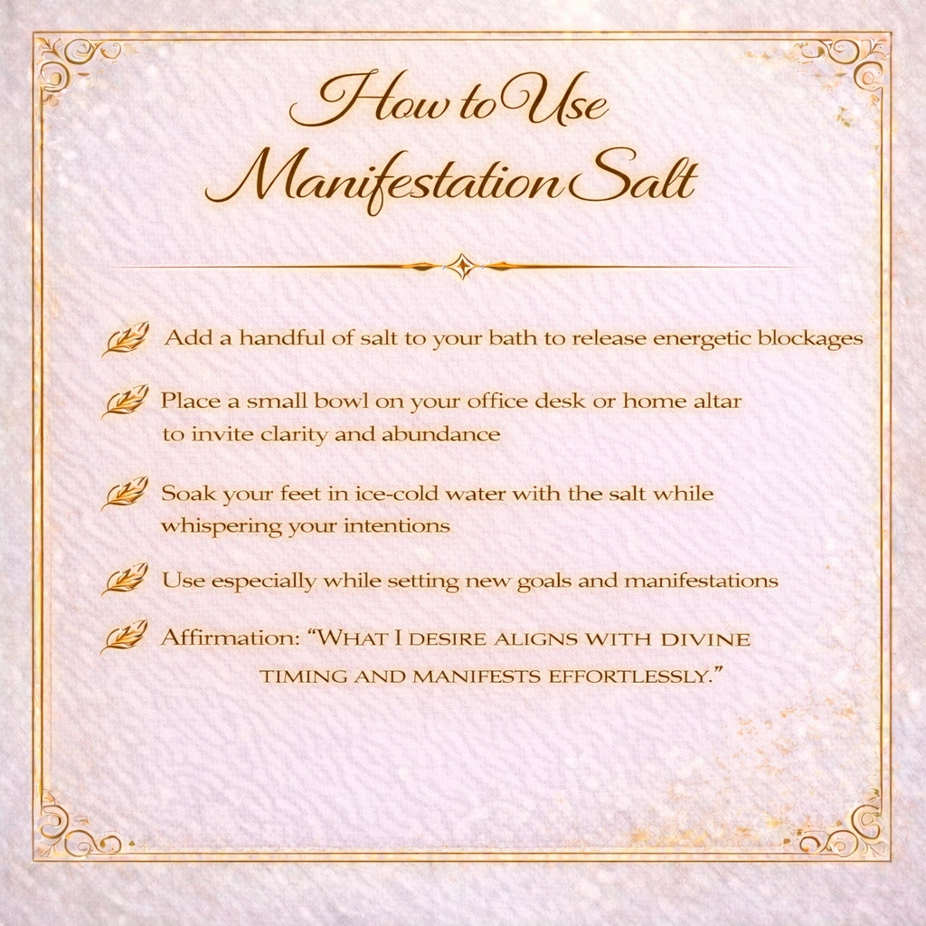 Manifestation Salt (500 gms)