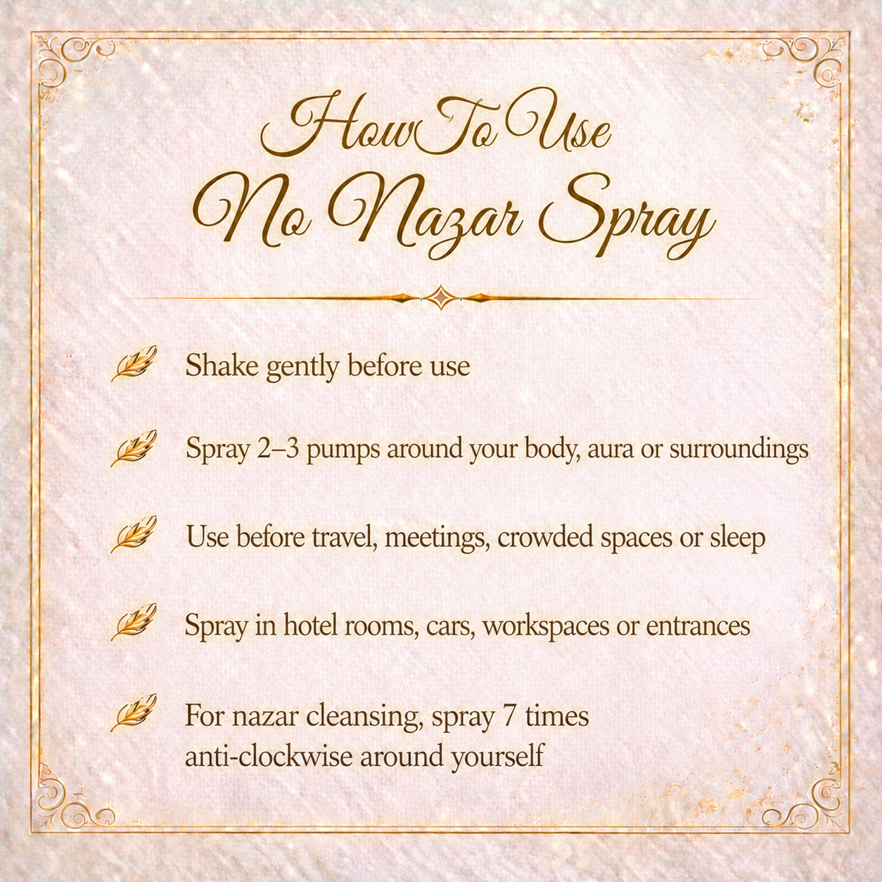 No Nazar Spray (Travel Edition)