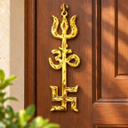 Protection Hanger - Trishul Om Swastik